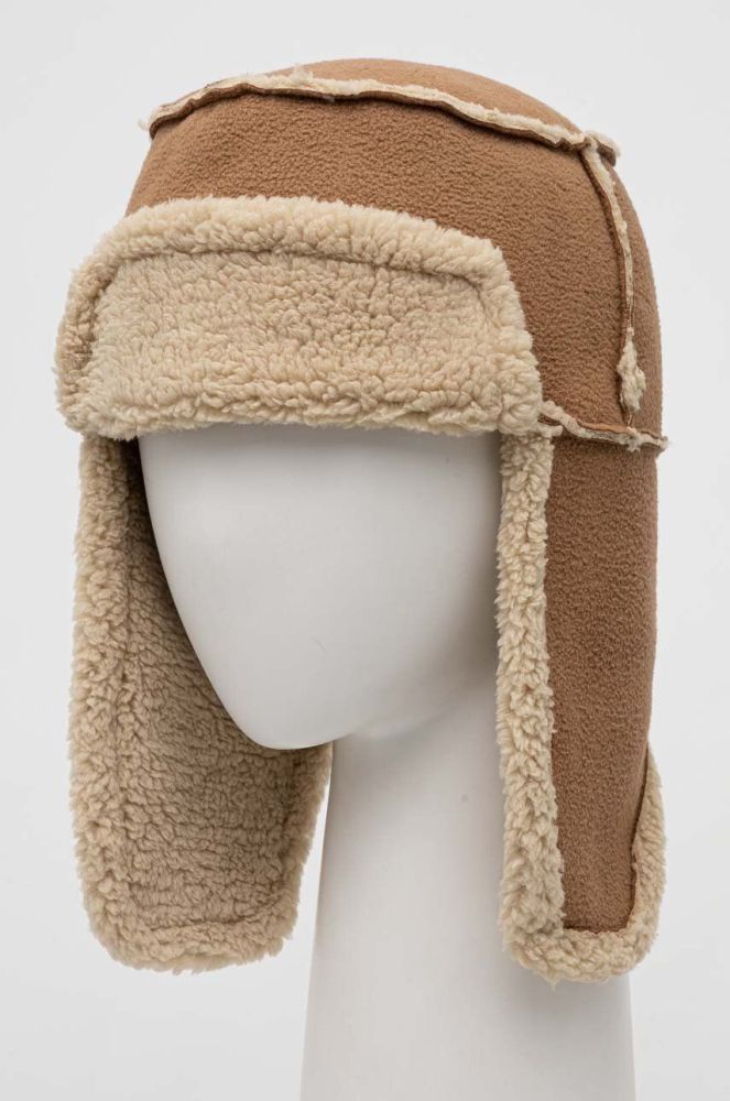 Шапка UGG колір коричневий