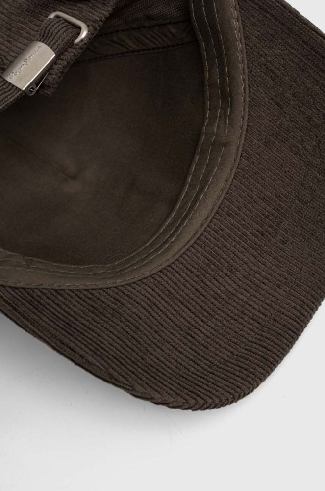 Кепка Pepe Jeans Grey колір зелений однотонна фото 4