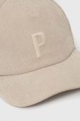 Кепка Pepe Jeans Grey колір бежевий однотонна