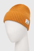 Шапка з домішкою вовни Pepe Jeans Griffin колір помаранчевий