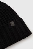 Шапка з домішкою вовни AllSaints колір чорний з товстого трикотажу (3686305)