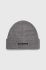 Шапка з домішкою вовни AllSaints колір сірий з товстого трикотажу (3686306)