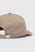 Бавовняна бейсболка Trussardi колір бежевий з аплікацією