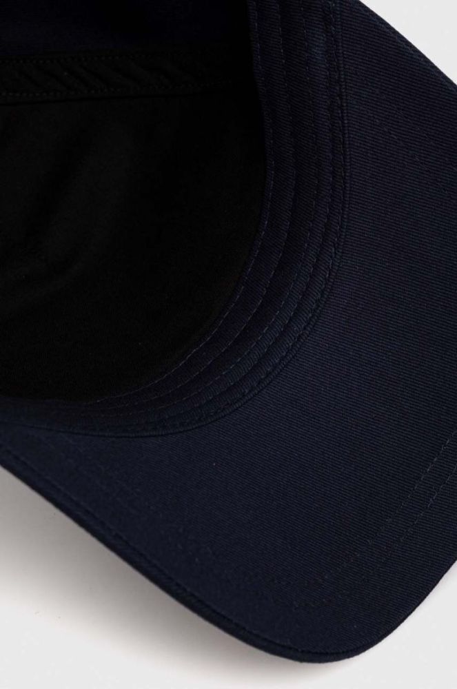 Бавовняна бейсболка Trussardi колір синій з аплікацією фото 4