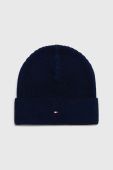 Шапка та шарф з домішкою кашеміру Tommy Hilfiger колір синій