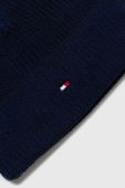 Шапка та шарф з домішкою кашеміру Tommy Hilfiger колір синій