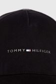 Бавовняна бейсболка Tommy Hilfiger колір чорний з аплікацією (3466153)