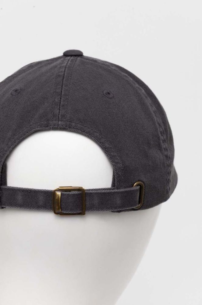 Бавовняна бейсболка Vertere Berlin колір сірий з аплікацією фото 3
