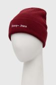 Шапка Tommy Jeans колір бордовий з тонкого трикотажу (3445831)