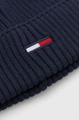 Шапка Tommy Jeans колір синій з тонкого трикотажу