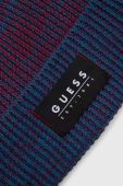 Шапка з домішкою вовни Guess колір бордовий