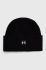 Шапка Under Armour колір чорний з товстого трикотажу (3678598)