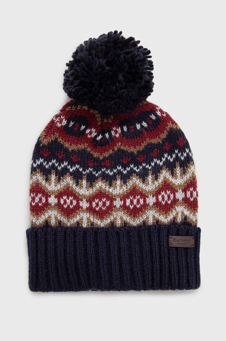 Шапка Barbour колір синій (3574481)