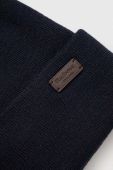 Шапка Barbour колір синій з товстого трикотажу (3492607)