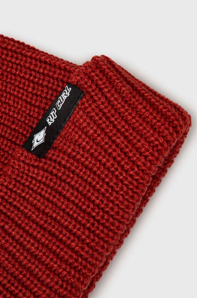 Шапка Rip Curl колір червоний фото 3