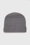 Вовняна шапка Joop! колір сірий вовна (3500279)