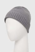 Вовняна шапка Joop! колір сірий вовна (3500279)