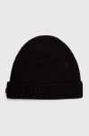 Вовняна шапка Joop! колір чорний вовна (3500278)