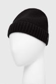 Вовняна шапка Joop! колір чорний вовна (3500278)