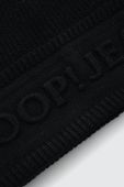 Шапка Joop! колір чорний з тонкого трикотажу