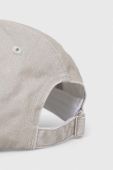 Бавовняна бейсболка Samsoe Samsoe колір сірий з аплікацією