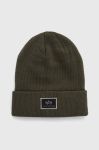 Шапка Alpha Industries колір зелений 168905.257-DarkGreen Шапка Alpha Industries колір зелений 168905.257-DarkGreen