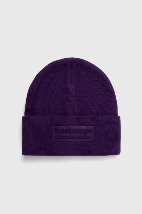 Шапка Bomboogie колір фіолетовий