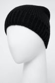 Шапка Columbia колір чорний з товстого трикотажу (3511698)