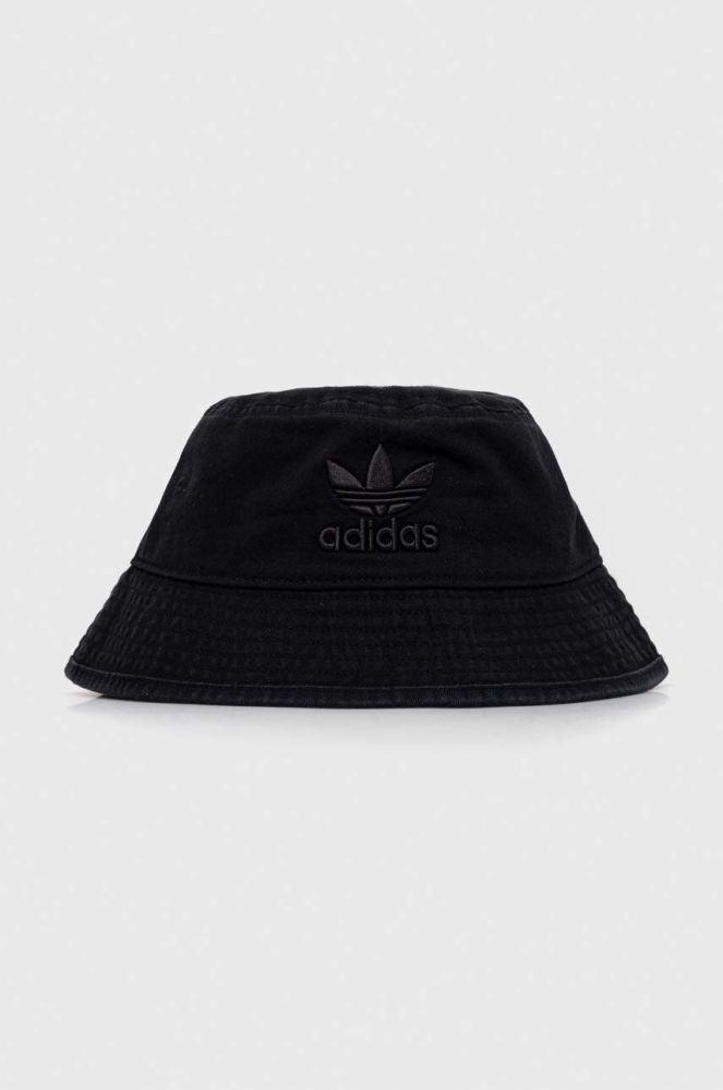 Бавовняний капелюх adidas Originals колір чорний з бавовни (3557803)