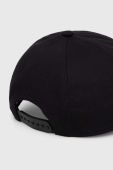 Бавовняна бейсболка adidas Originals колір чорний з аплікацією