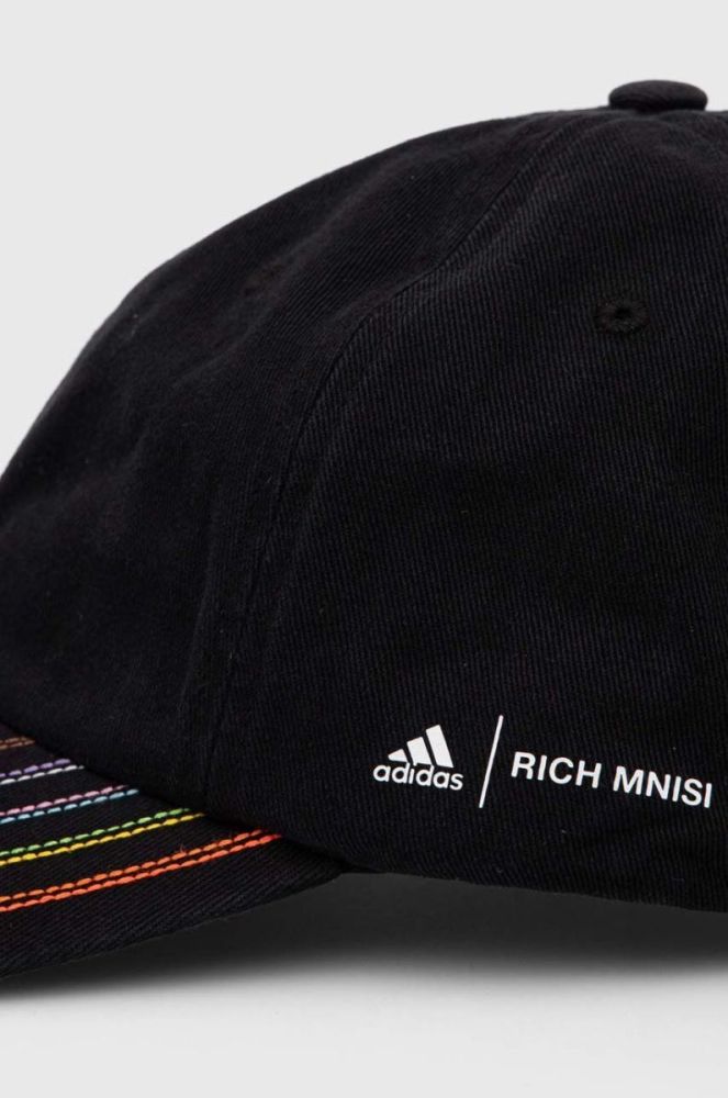 Кепка adidas Performance Pride Love Unites колір чорний з аплікацією фото 2