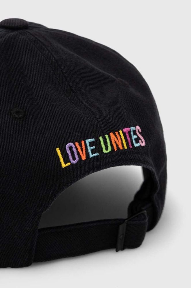 Кепка adidas Performance Pride Love Unites колір чорний з аплікацією фото 3