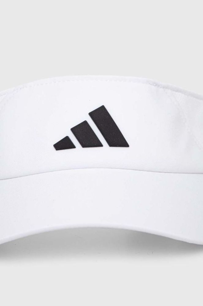 Козирок від сонця adidas Performance колір білий з принтом (3374746) фото 2