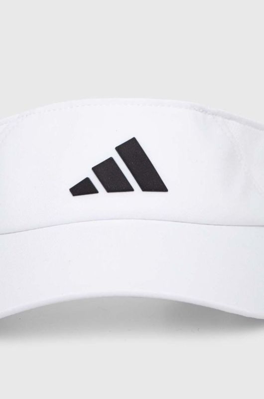 Козирок від сонця adidas Performance колір білий з принтом (3374746) фото 2