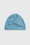 Шапка Asics з тонкого трикотажу колір блакитний Шапка Asics з тонкого трикотажу колір блакитний