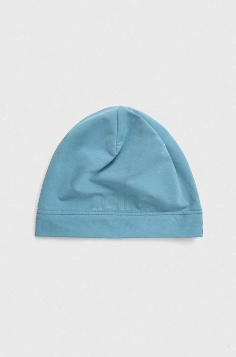 Шапка Asics з тонкого трикотажу колір блакитний