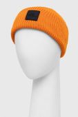 Шапка The North Face колір помаранчевий з товстого трикотажу (3434038)