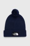 Шапка The North Face колір синій з товстого трикотажу (3597601) Шапка The North Face колір синій з товстого трикотажу (3597601)