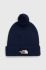Шапка The North Face колір синій з товстого трикотажу (3597601)