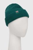Шапка Dickies колір зелений з тонкого трикотажу