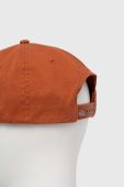 Бавовняна бейсболка Dickies колір коричневий з аплікацією