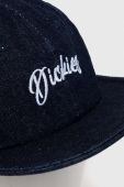 Джинсова кепка Dickies колір синій з аплікацією
