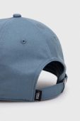 Бавовняна бейсболка Vans з аплікацією колір блакитний (3379159)