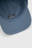 Бавовняна бейсболка Vans з аплікацією колір блакитний (3379159)