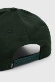 Бавовняна бейсболка Vans колір зелений з принтом