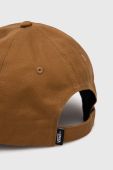 Бавовняна бейсболка Vans колір коричневий з аплікацією (3419561)