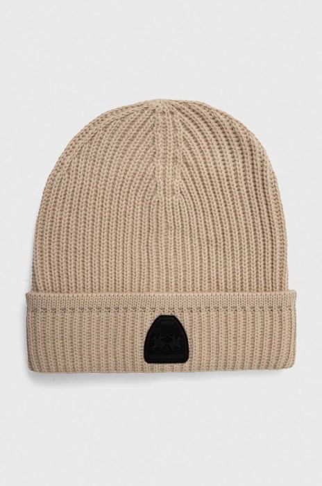 Шапка La Martina колір бежевий