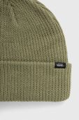 Шапка Vans колір зелений з товстого трикотажу (3557806)