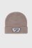 Шапка Vans колір бежевий з товстого трикотажу