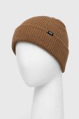 Шапка Vans колір коричневий з товстого трикотажу (3557807)